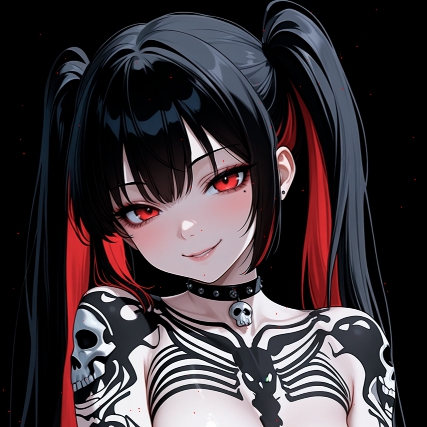 Girl | Dark Background | Dark / Colored Versions | 4K preview
