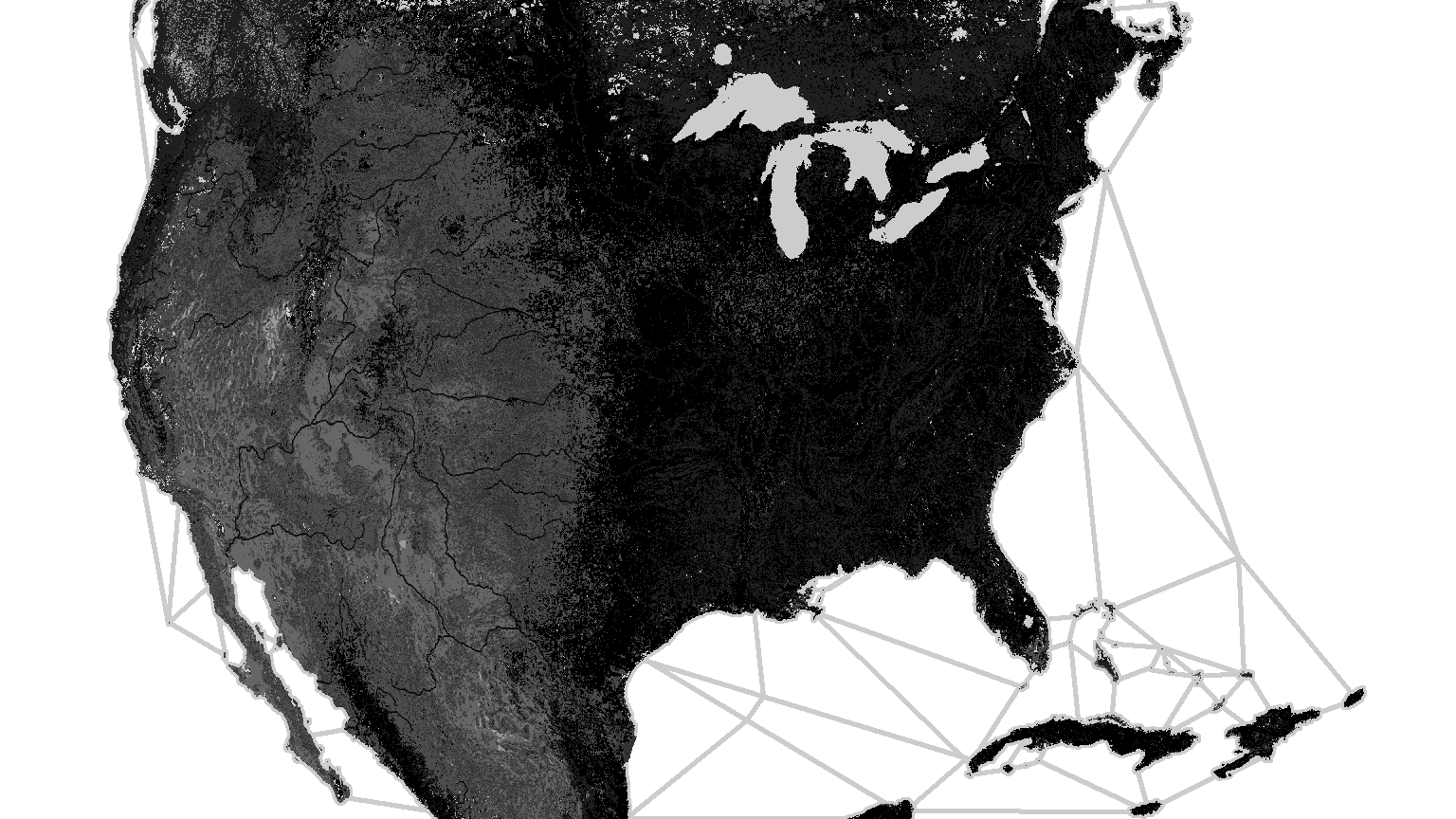 United States w/ Rivers