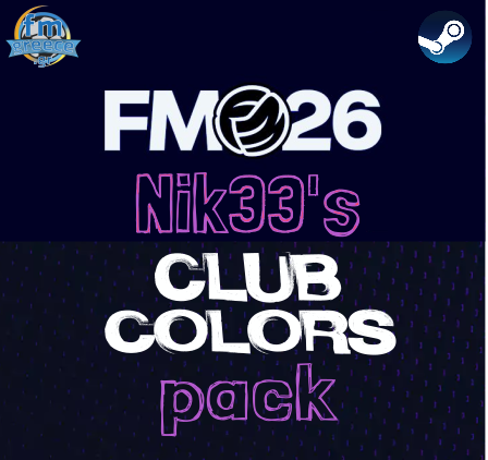 Nik33's Club Colors pack (FM26)