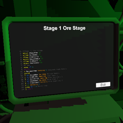 Stage 1 Ore Stage