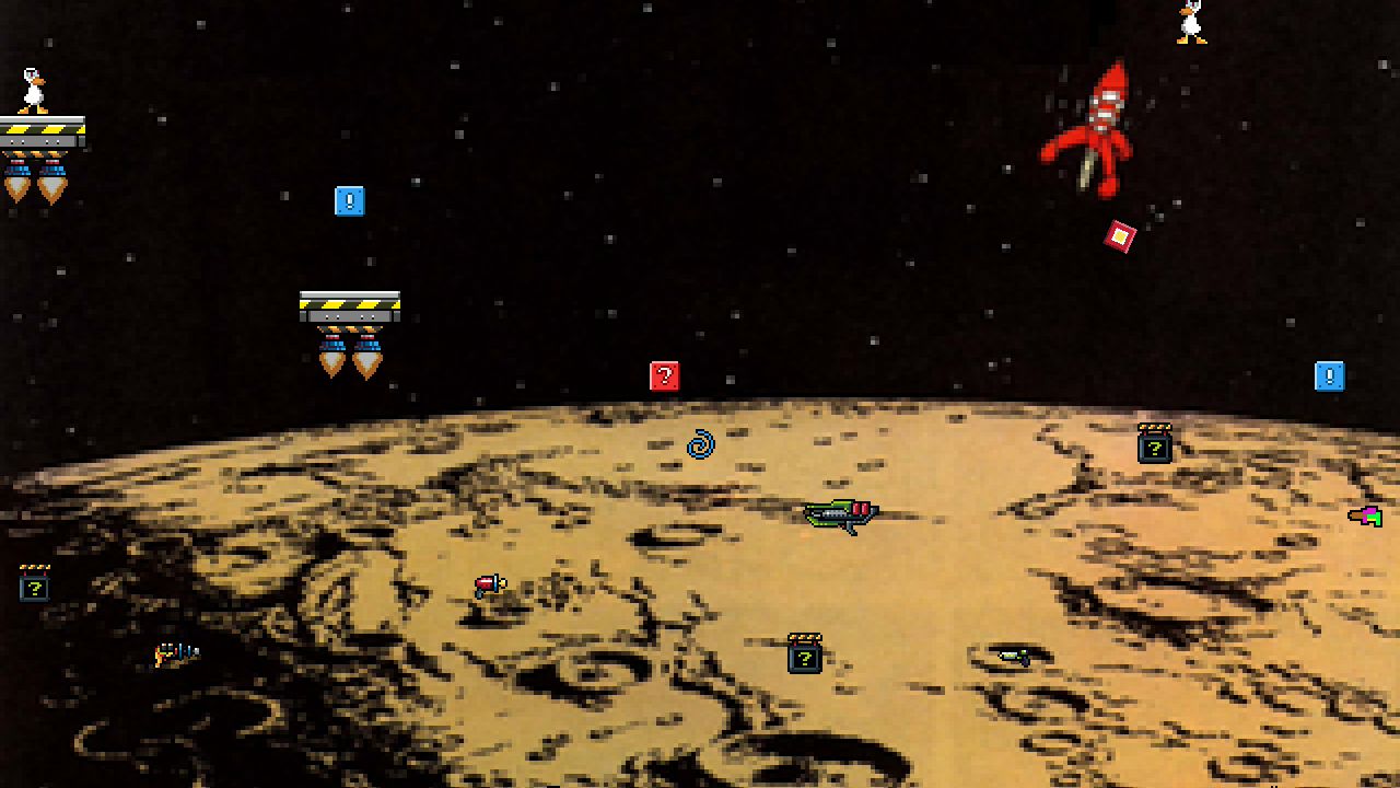 Ducks on the moon