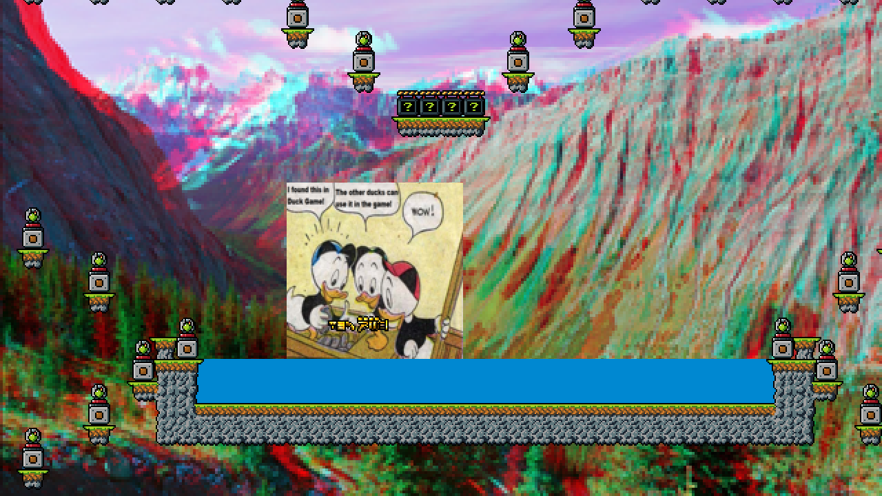 Duck grenade mountains