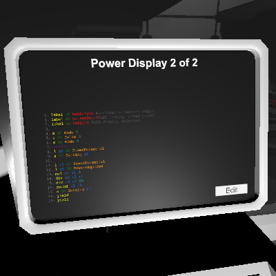 Power Display 2 of 2