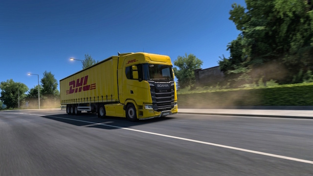 DHL Truck and Trailer Skin