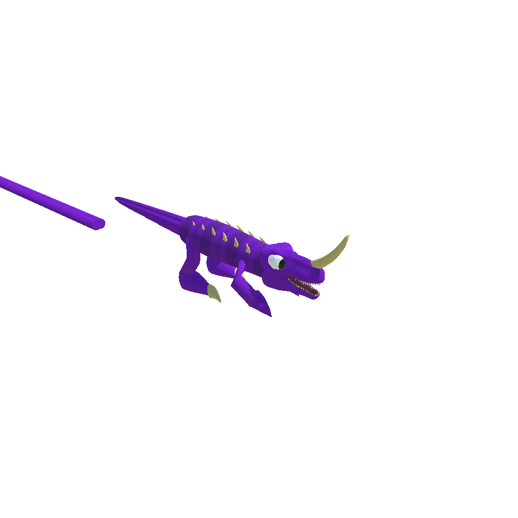 Purple Diggersaurus