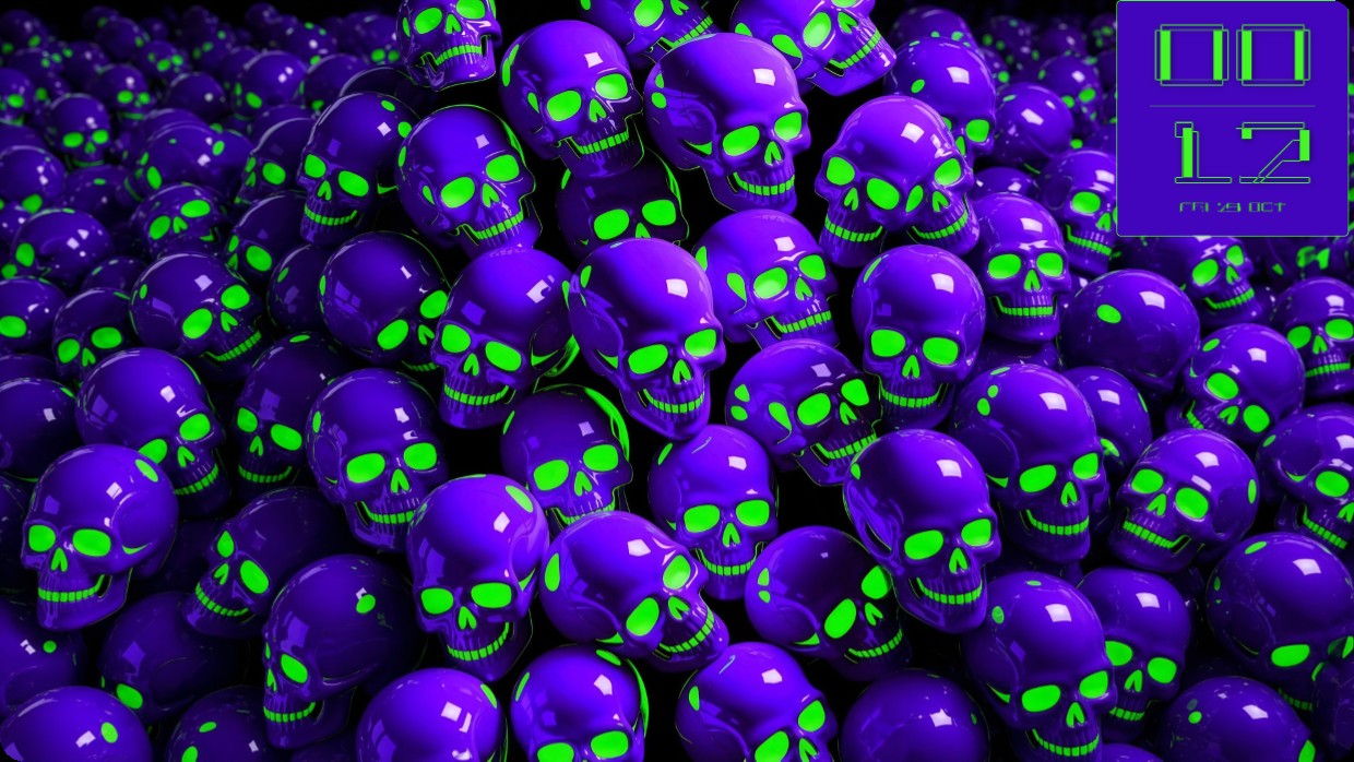 Purple Mountain of Skulls