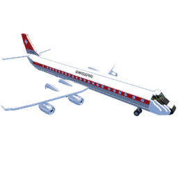Softbody AIR LINER Convair 990 Swissair flight 330