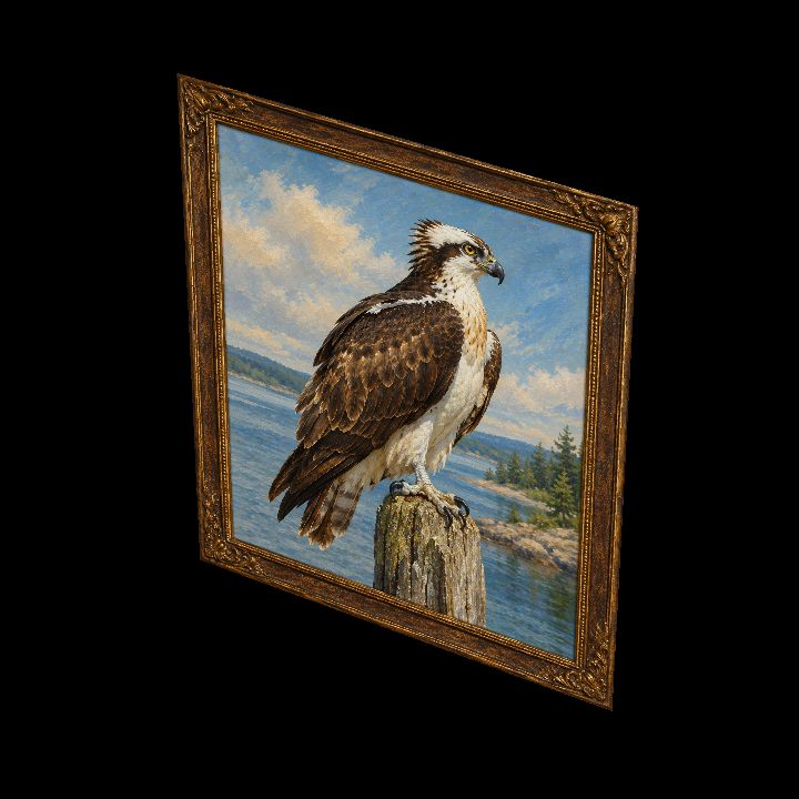 Painting, Bird: Osprey {2D} preview