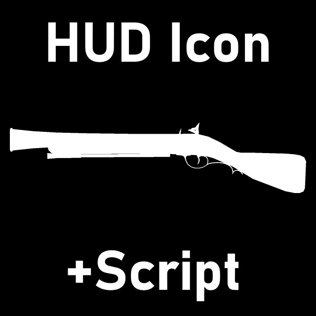 Pirates, Vikings & Knights 2 - Blunderbuss HUD Icon & Script (Autoshotgun)