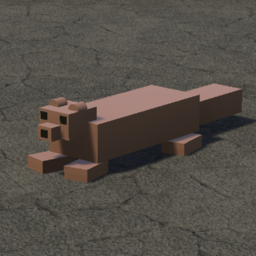 Blocky Animals - Asian Small-Clawed Otter