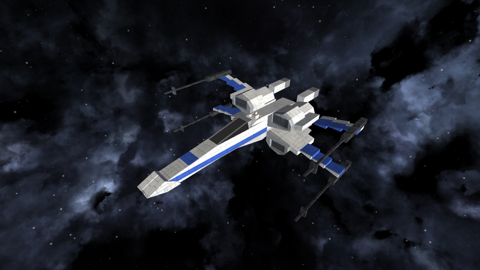 <Fighter Blueprint> T-70 X-wing fighter  : Star Wars Episode VII The Force Awakens