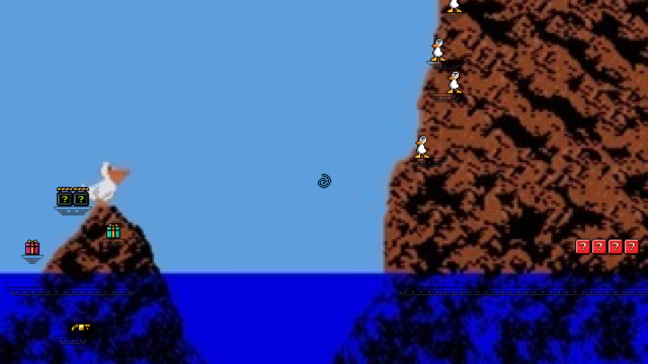 C64 Cliff diving