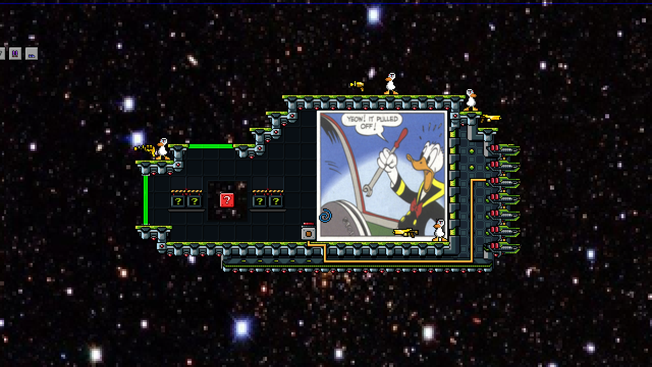 Donald's spaceship