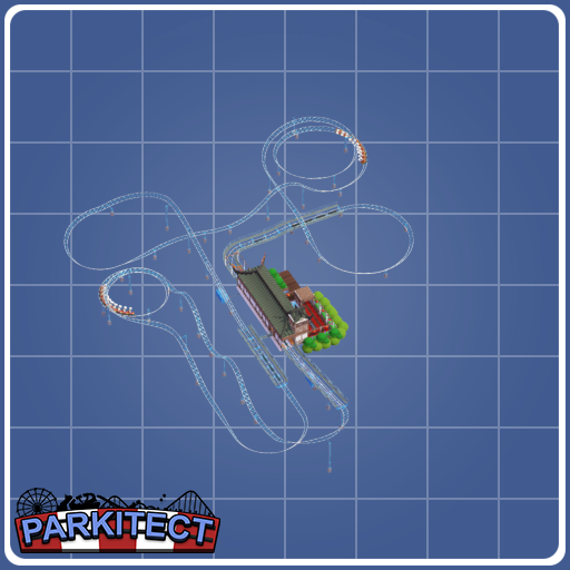 Flug auf dem Glücksdrachen - launched Juniorcoaster