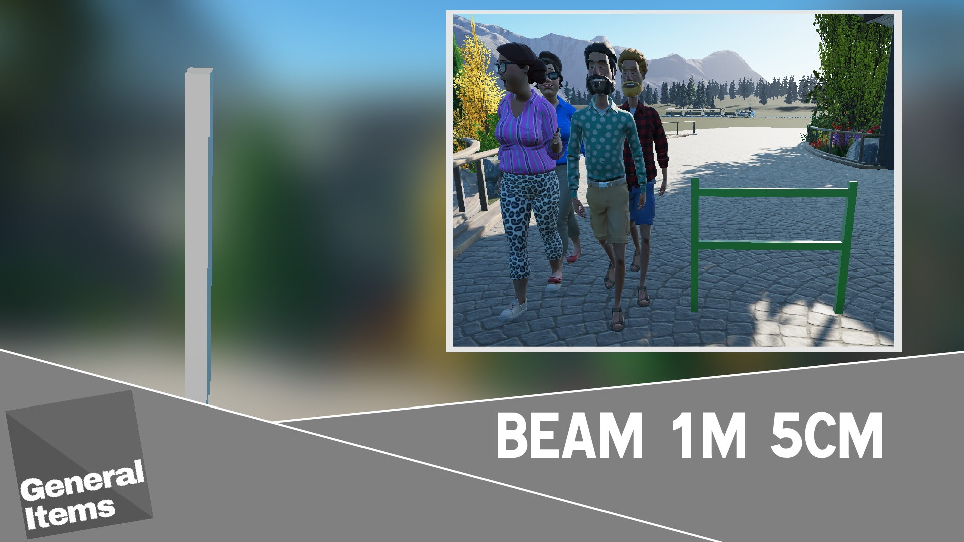 Beam 1m 5cm