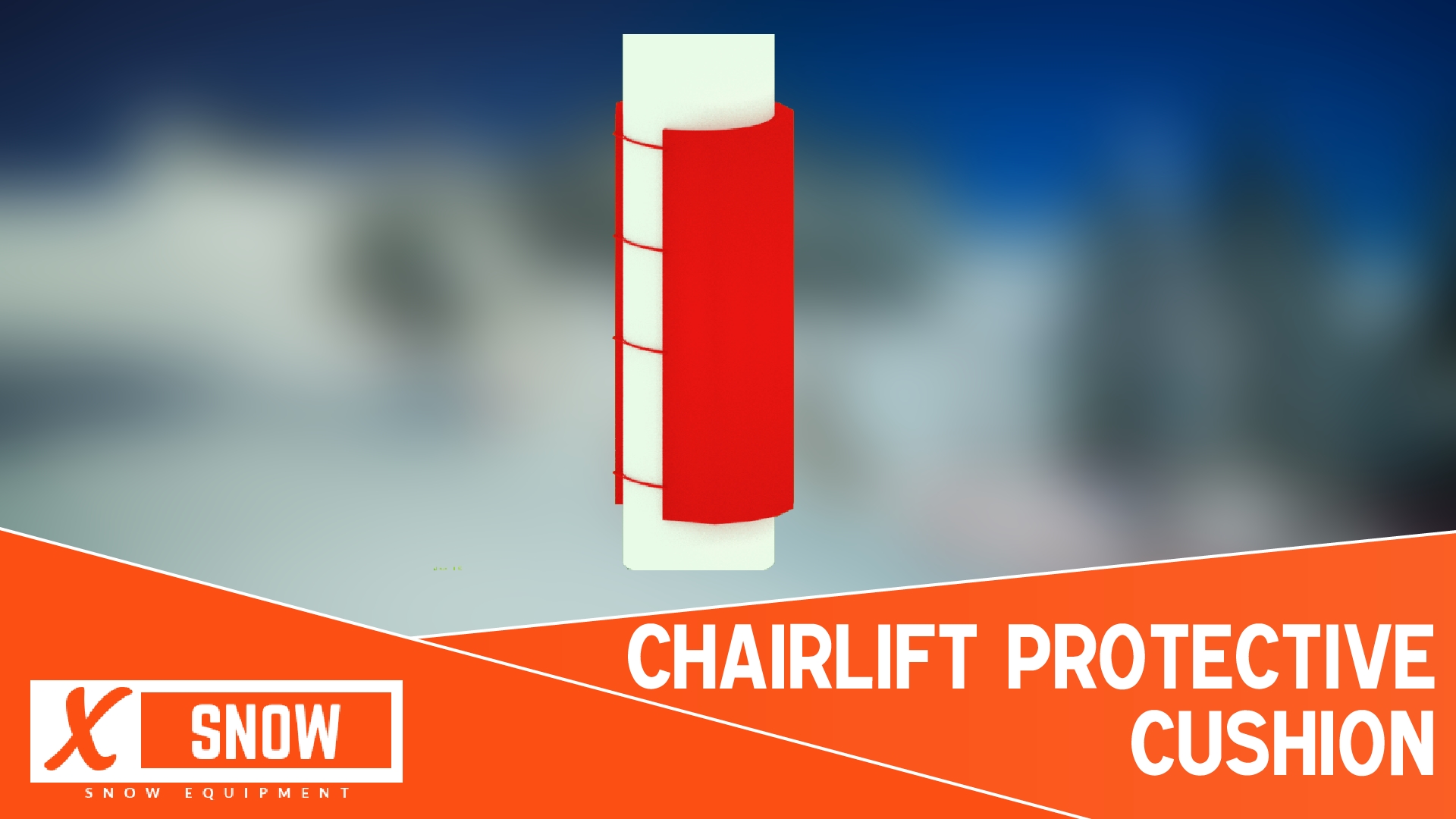 Chairlift protective cushion