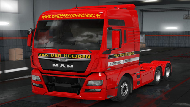 van der heijden man euro 6 skinpack