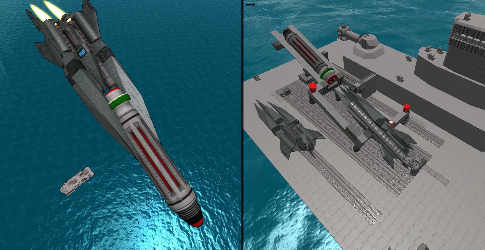 Huge Missile Delivering System