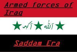 Iraqi Armed Forces (Saddam Era)