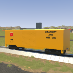 Green Bay & Western 40' Boxcar (Remaster)