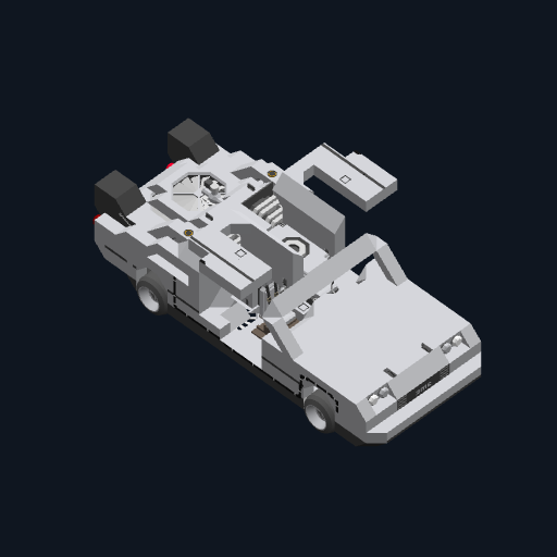 Back to the Future Delorean VTOL Spaceship