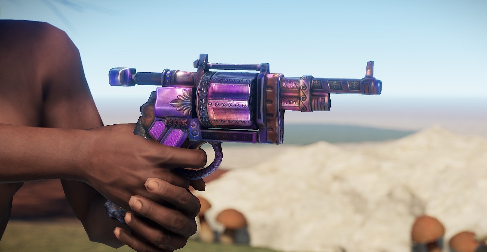 Ornate Tempered Revolver