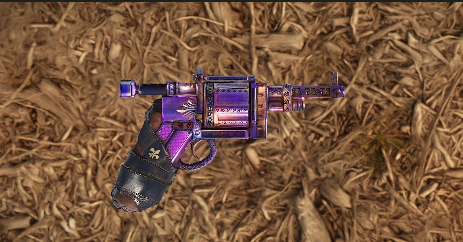 Ornate Tempered Revolver
