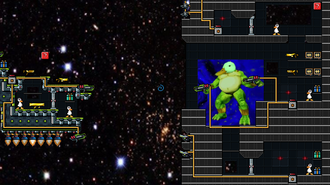 The mutated duck