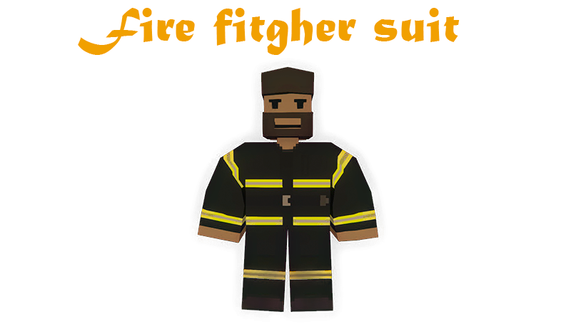 Fire fighters suit – Unturned Mod