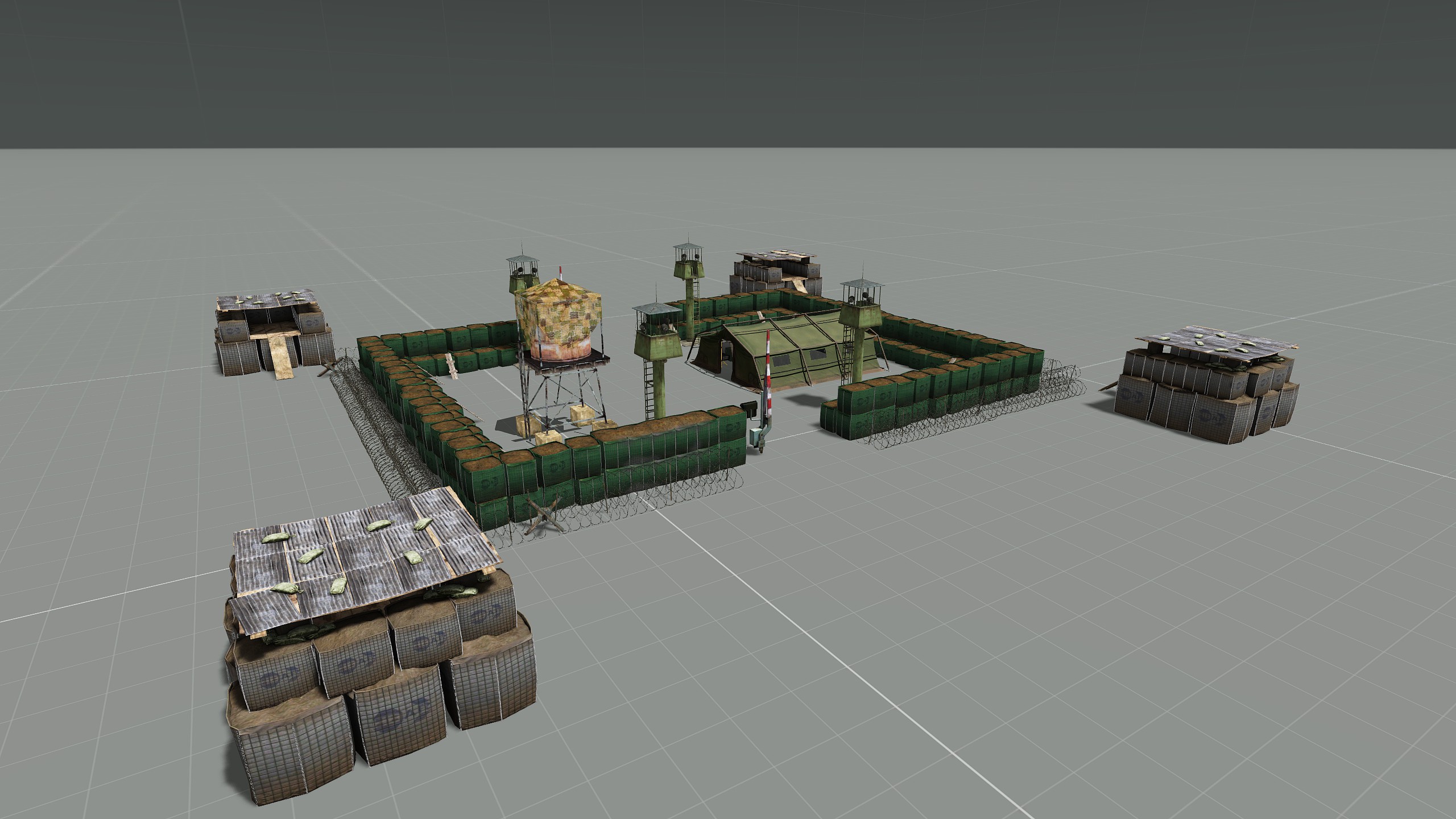 Simple Military Roadblock
