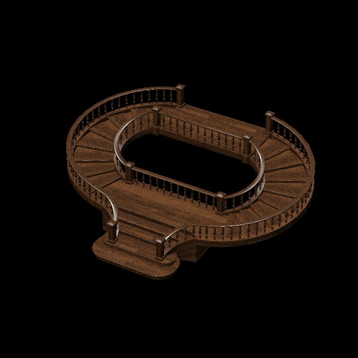 grand staircase wood D