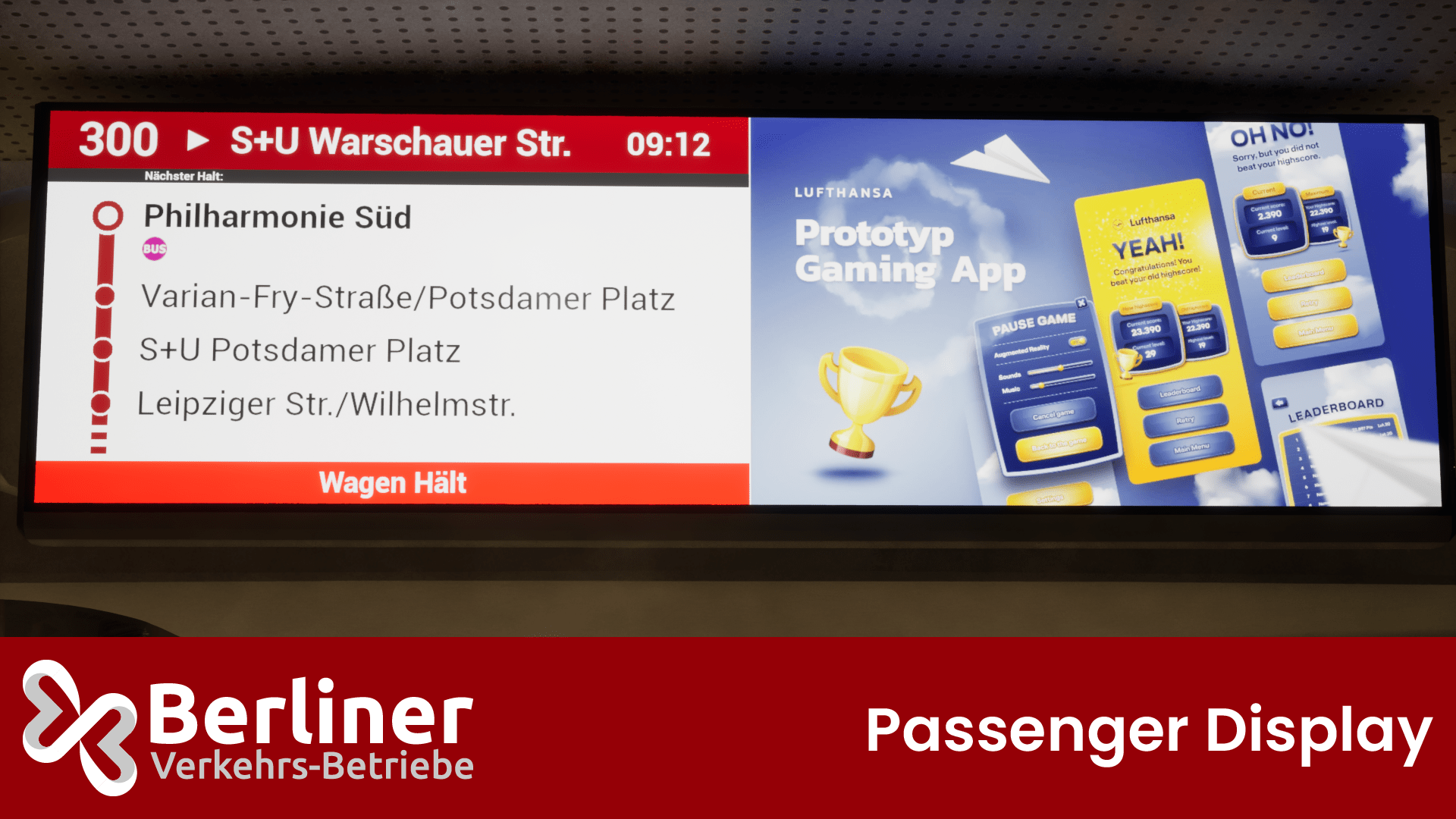 Berliner | Passenger Display | Version V1.0.1