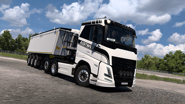 Austwick Haulage - Volvo FH6  Aero & Wielton Tipper