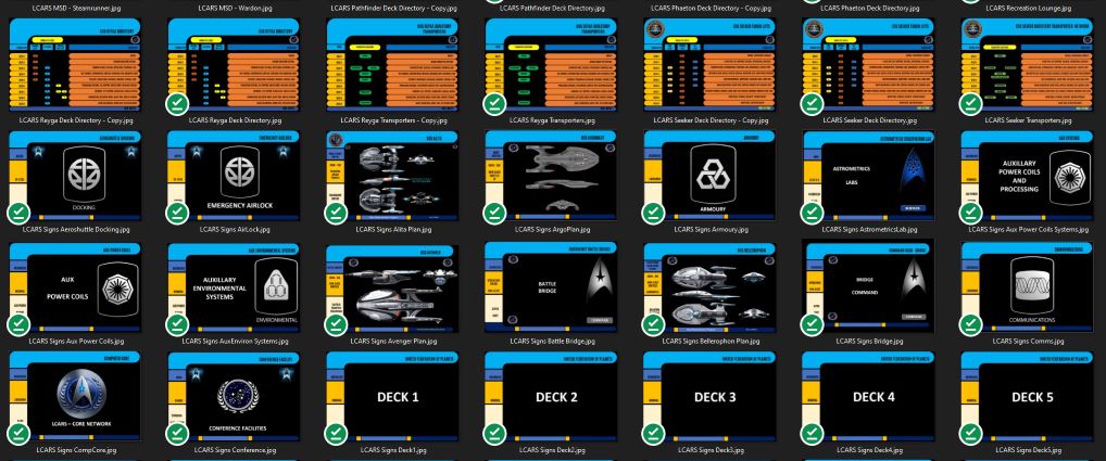 LCARS Signs Pack preview