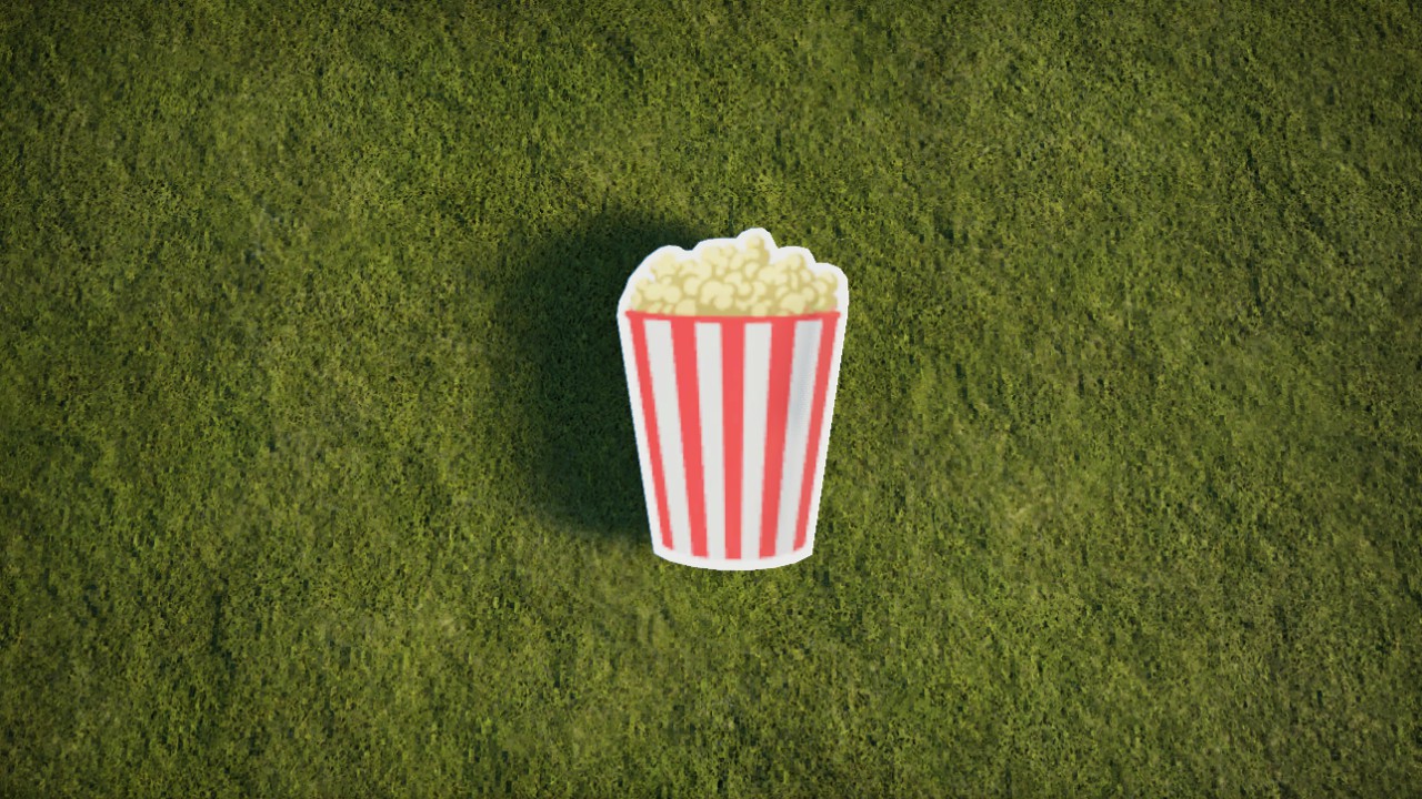 Basic Popcorn Sign - 1m