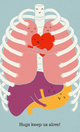 Hugs keep us alive
