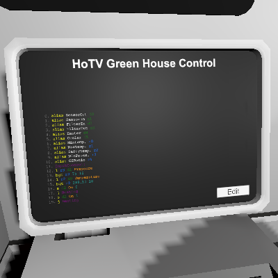 HoTV Green House Control