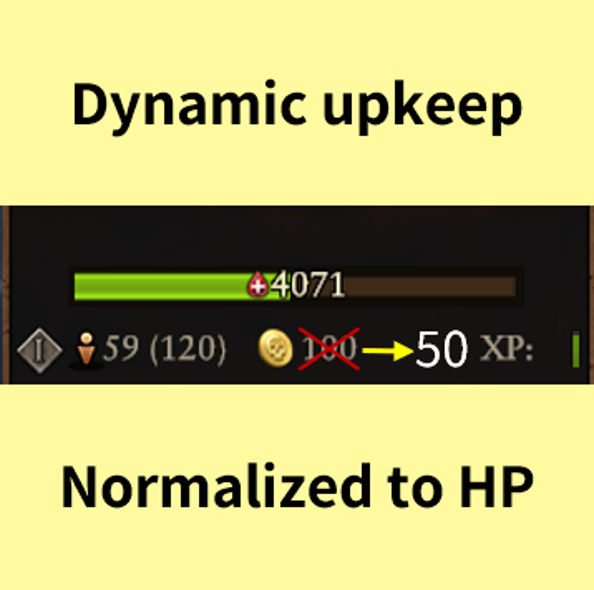 Dynamic Upkeep