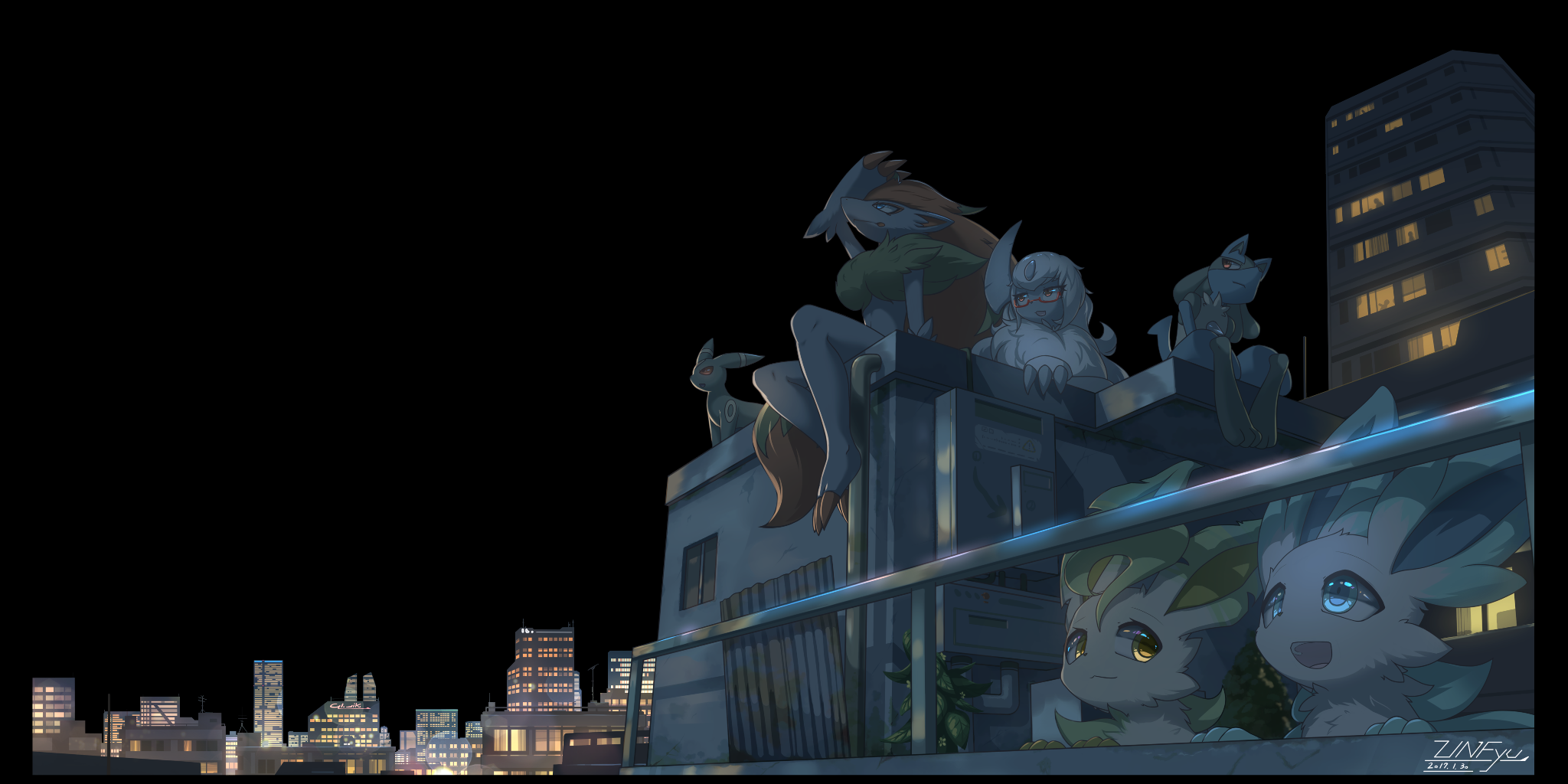 Pokemon Rooftops