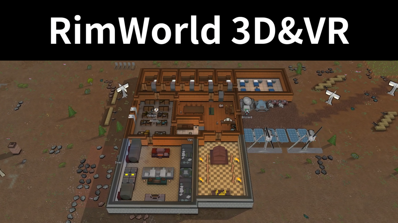 RimWorld 3D&VR preview