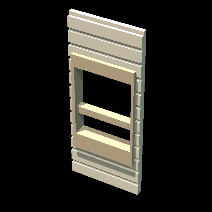 Wooden Wall Window