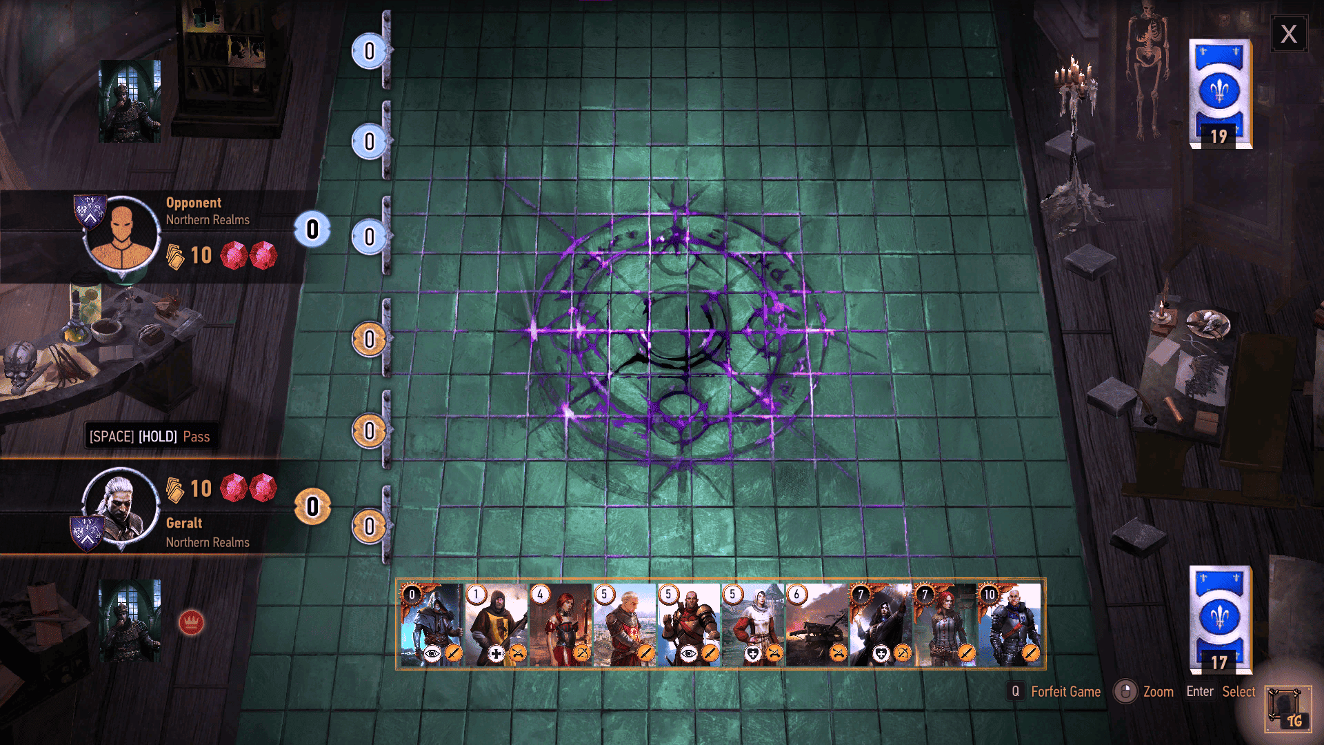 Alternate Gwent Game Board