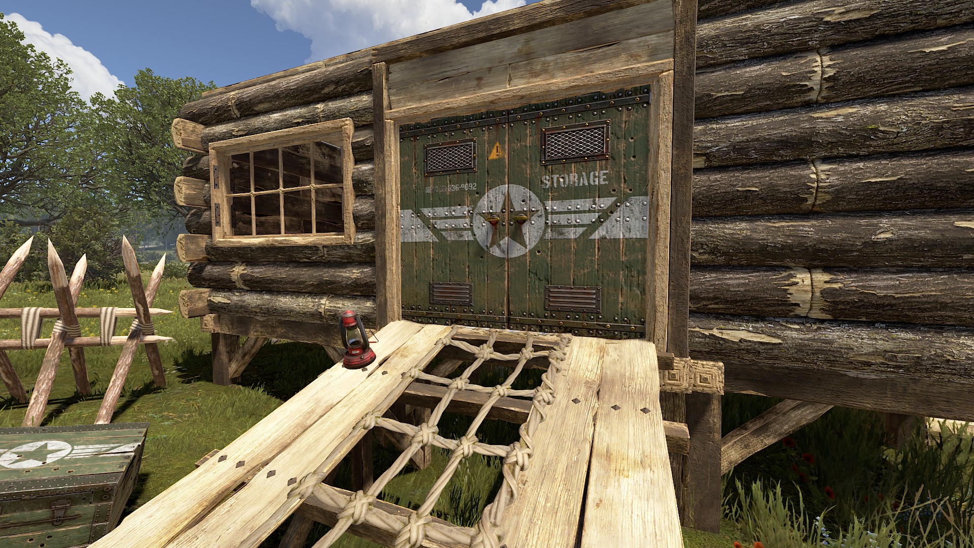 Military Storage Wooden Double Door thumbnail 3