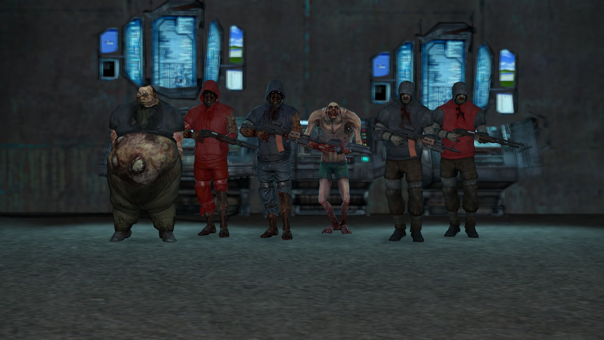 Left 4 Dead infected Combine replacement