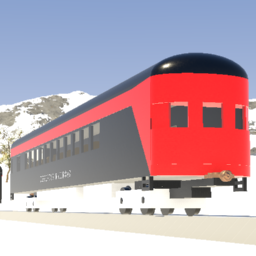 Zipperton Railroad 85' Coach - Observation