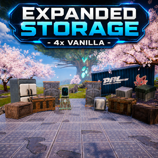 Expanded Storage - 4x Vanilla (Palworld 1.0 Compatible)