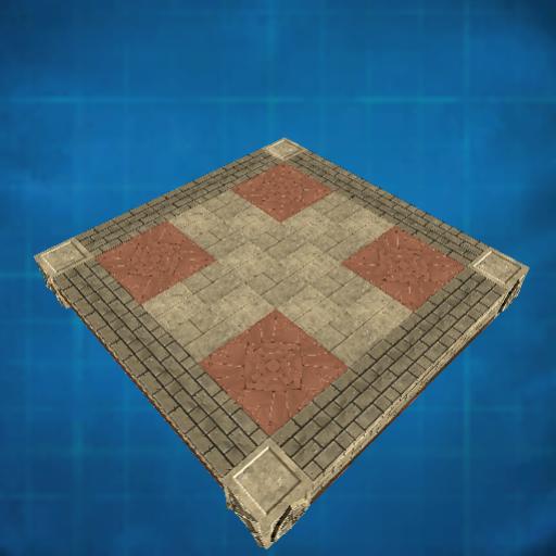 Medieval City Road Intersection