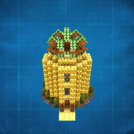 Tropical Pineapple Vacation Getaway House
