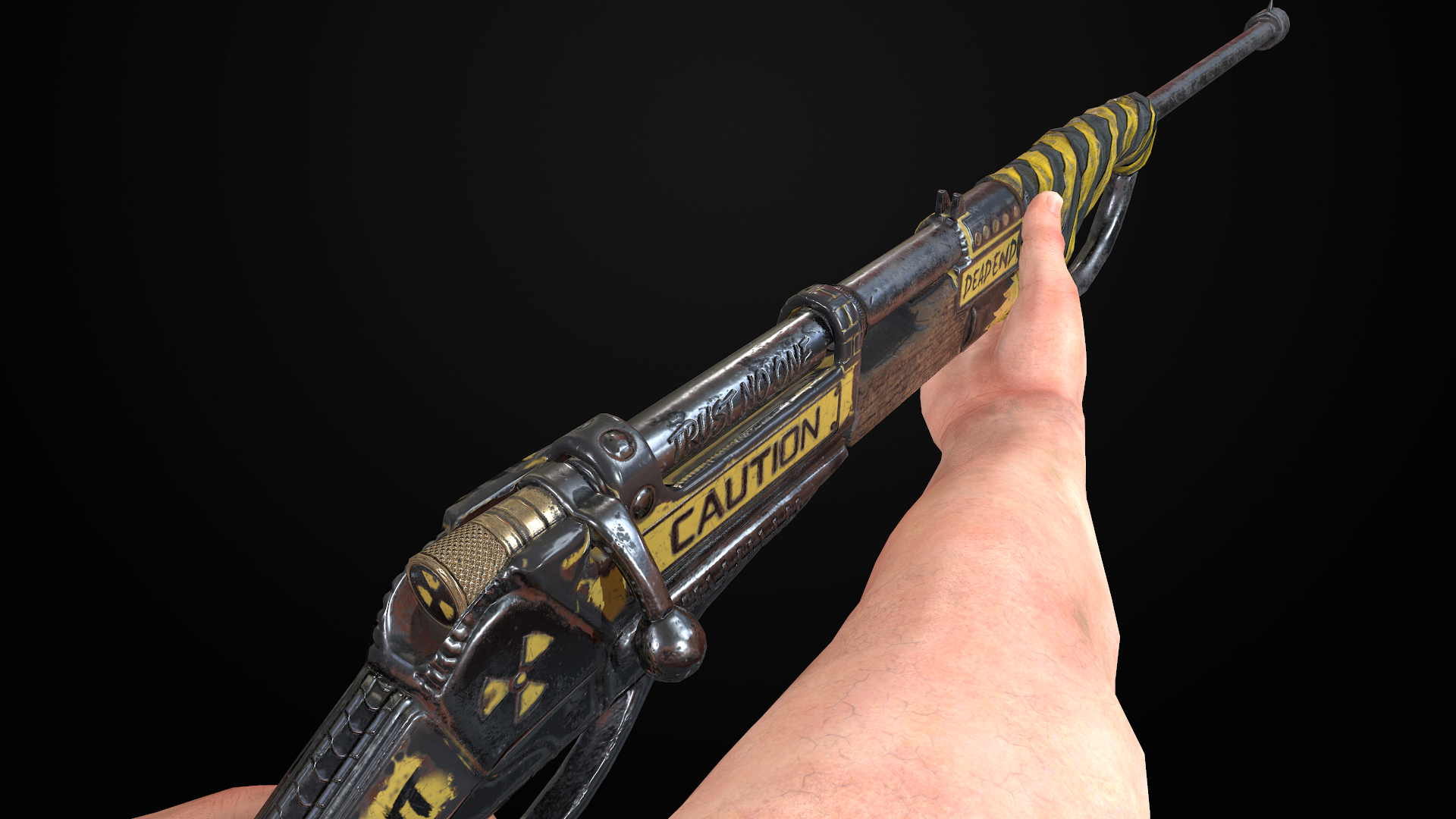 Caution Bolt Rifle