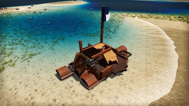 Ruin 8 - raft wreckage (damaged) - BA